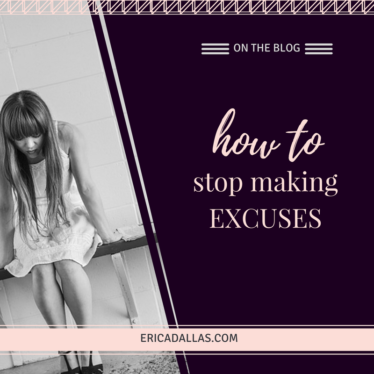 YOU CAN’T DEPOSIT EXCUSES. EXCUSES CAN NEVER BE CURRENCY