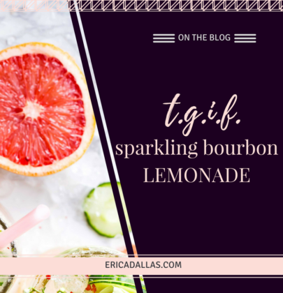 T.G.I.F! SPARKLING BOURBON LEMONADE